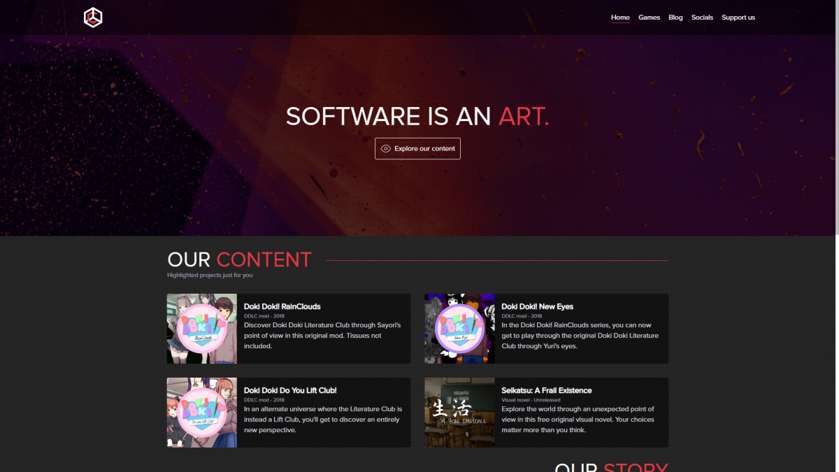 Doki Doki Literature Club, Software